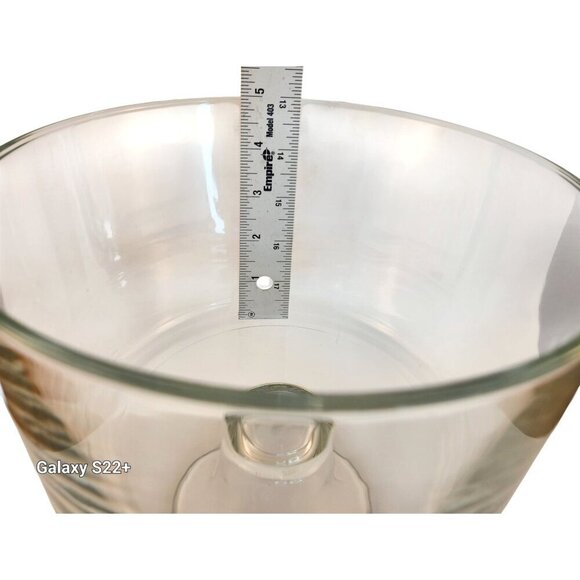 Anchor Hocking Presence Clear Glass Trifle Dish Pedestal Footed Bowl  8.5" Tall - Picture 4 of 8